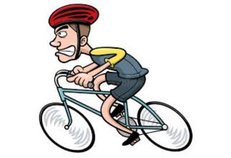 angry cyclist