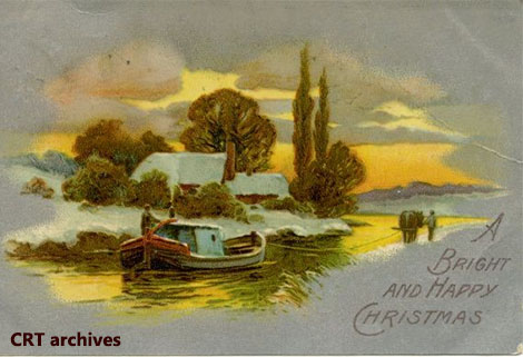 Christmas card from Canal River Trust archives