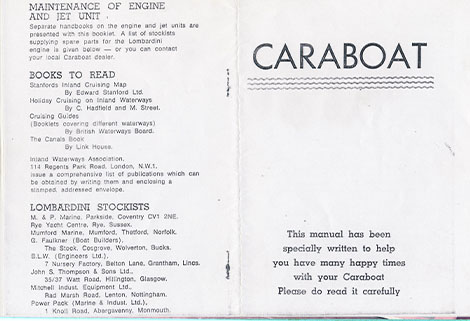 Caraboat manual 