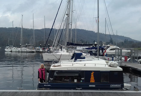 caraboat at Ferry Nabb, Windermere