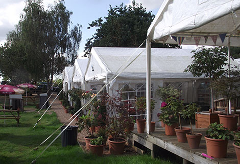 Marquees at the Folly Inn, Napton