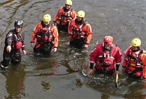 water safety training in action