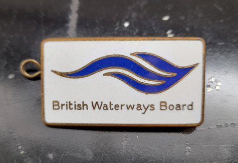 john tasker bw badge - CanalsOnline Magazine british waterways board badge