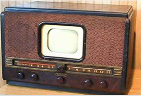 early television set