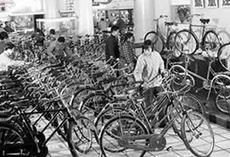 bicycles in China