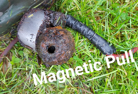 magnetic pull - 16th century hand grenade