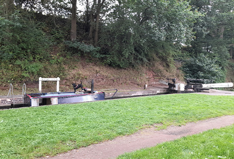 Rocky Lock on the Staffs and Worcs Canal