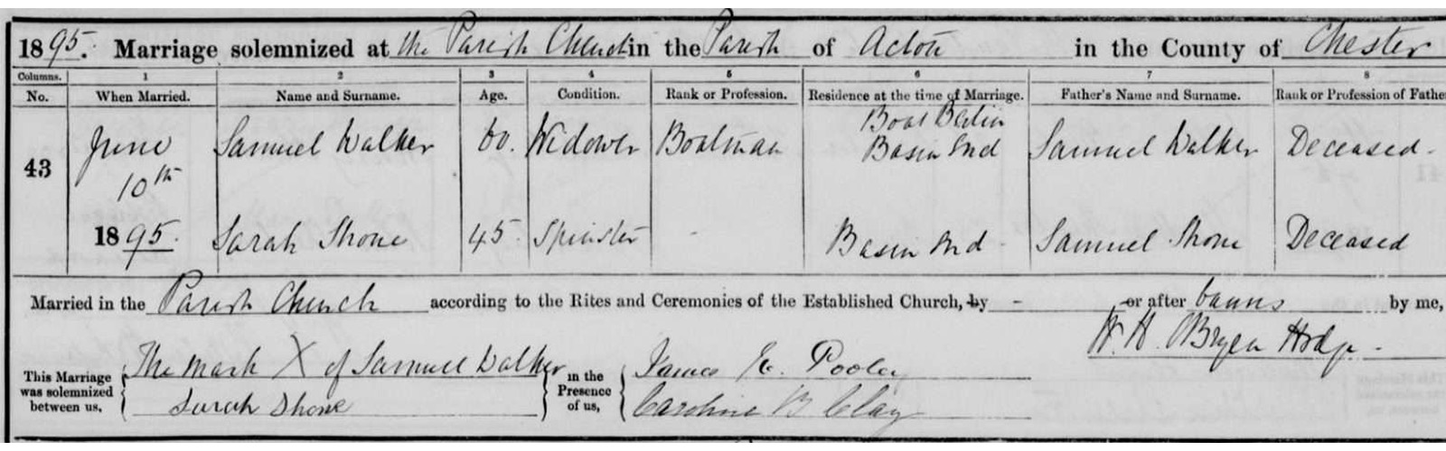marriage certificate 1895