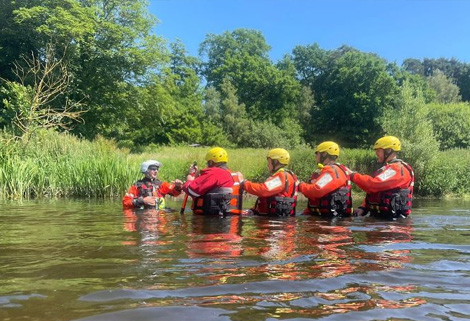 water safety training - team work