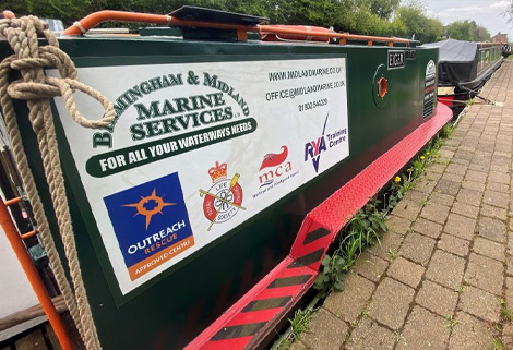 birmingham & midlands marine services training narrowboat