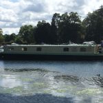 art deco widebeam boat