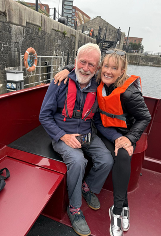 Stuart Wood and Christina Evans