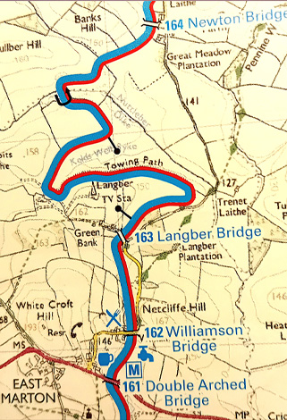 map from Nicholsons Waterways Guide 5 North West Pennines - CanalsOnline Magazine map from Nicholson’s Waterways Guide 5 – North West & Pennines
