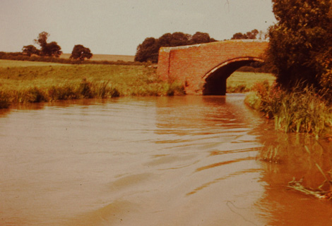 lonely bridge over the Oxford Canal bridge over the Oxford Canal