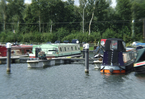 winter 25 - our berth at Roydon - CanalsOnline Magazine Art Deco at Roydon Marina