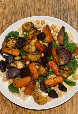 roast veg with cumin and paprika