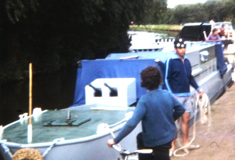 • Royal Navy destroyer & submarine (in distance) – unexpected and unwelcome visitors on the Trent & Mersey! - CanalsOnline Magazine boats mooring