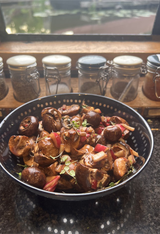 marinated mushrooms