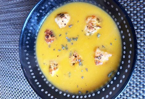 roast spiced squash and tofu croutons - CanalsOnline Magazine roast spiced squash and tofu croutons